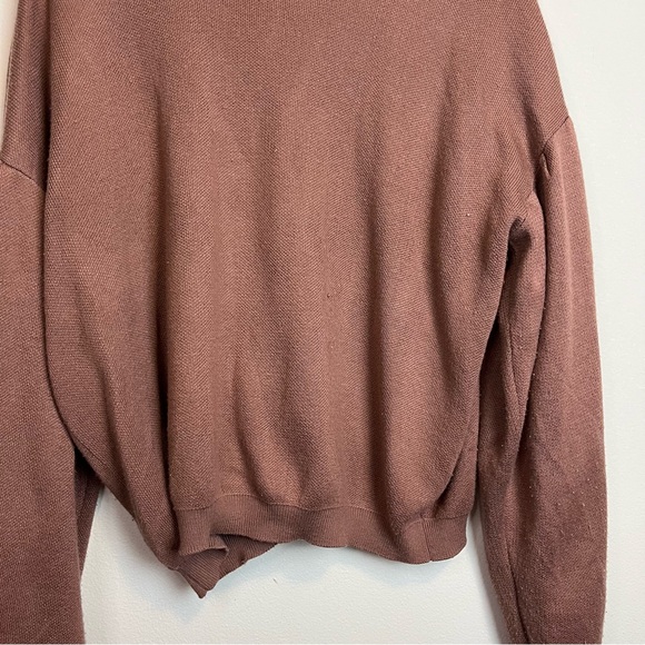 POOF Mauve Balloon Sleeve Long Sleeve Sweater Size XL Women - Picture 8 of 8